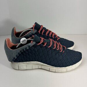 Nike Free Inneva Woven Mens Size 11.5 Blue Athletic Sneakers 579916-444